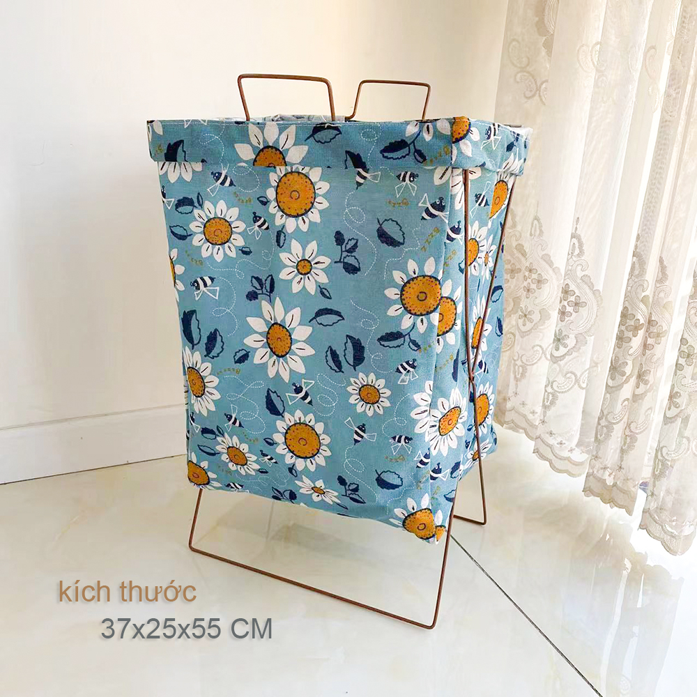 Giỏ Vải Đựng Đồ Giặt , Quần Áo Bẩn size 37X25X55