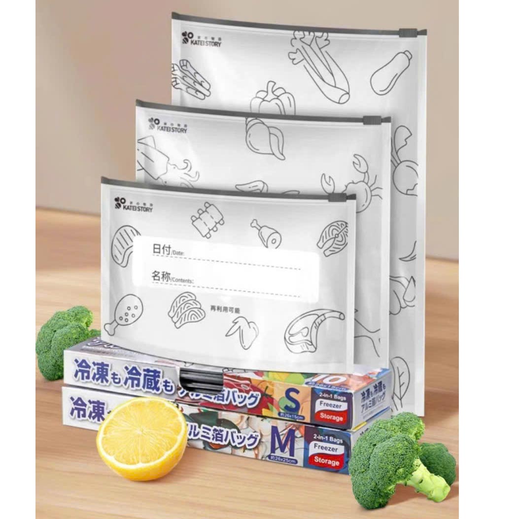Túi Nhôm Đựng Thực Phẩm Đa Năng Kateistory  (1 set 10 cái)