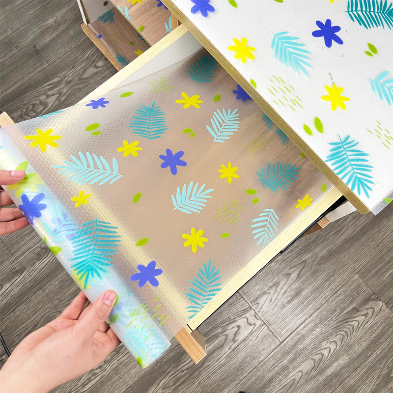 Cuộn giấy lót ngăn kéo tủ bằng Eva chống thấm nước chống trượt size 45x200 cm (1 cuộn)
