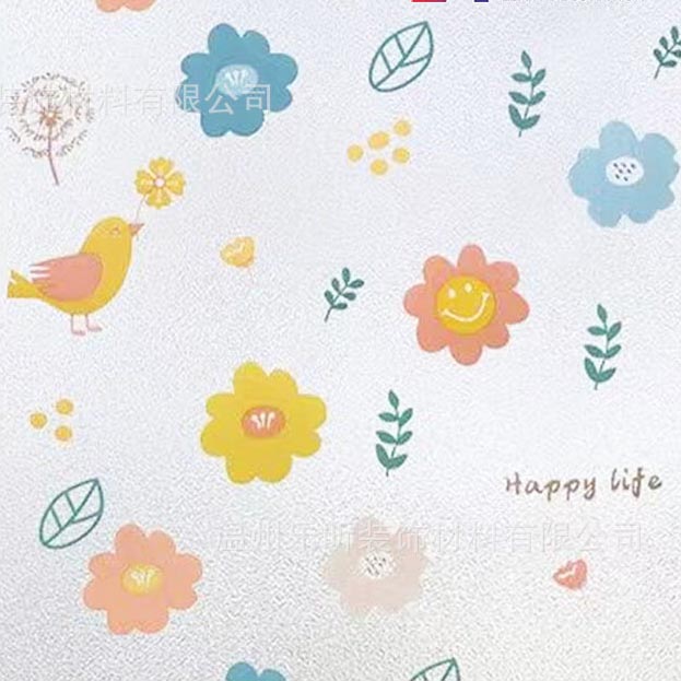Decand dán kính làm mờ cửa sổ phòng ngủ, nhà tắm hoạ tiết 6D chống nhìn trộm
