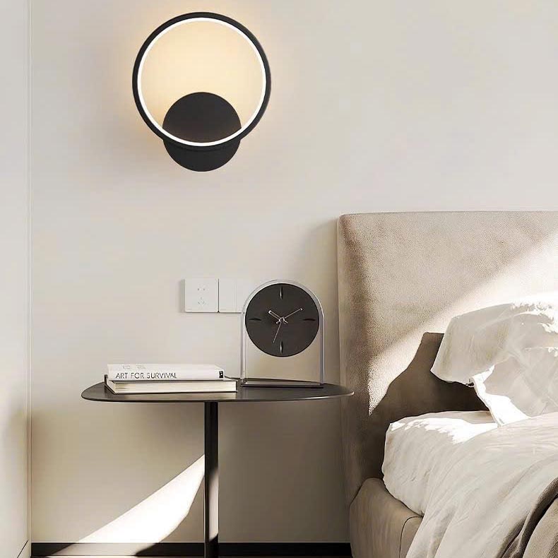 Đèn LED Treo Tường Trang Trí Hình Tròn – Ánh Sáng Vàng Ấm