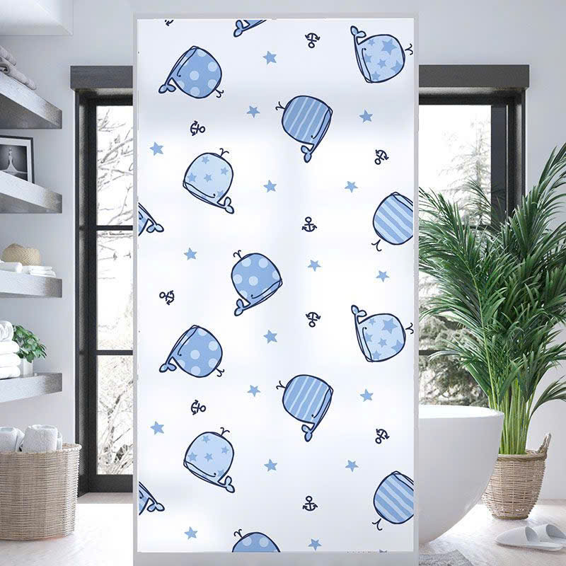 Decand dán kính làm mờ cửa sổ phòng ngủ, nhà tắm hoạ tiết 6D chống nhìn trộm