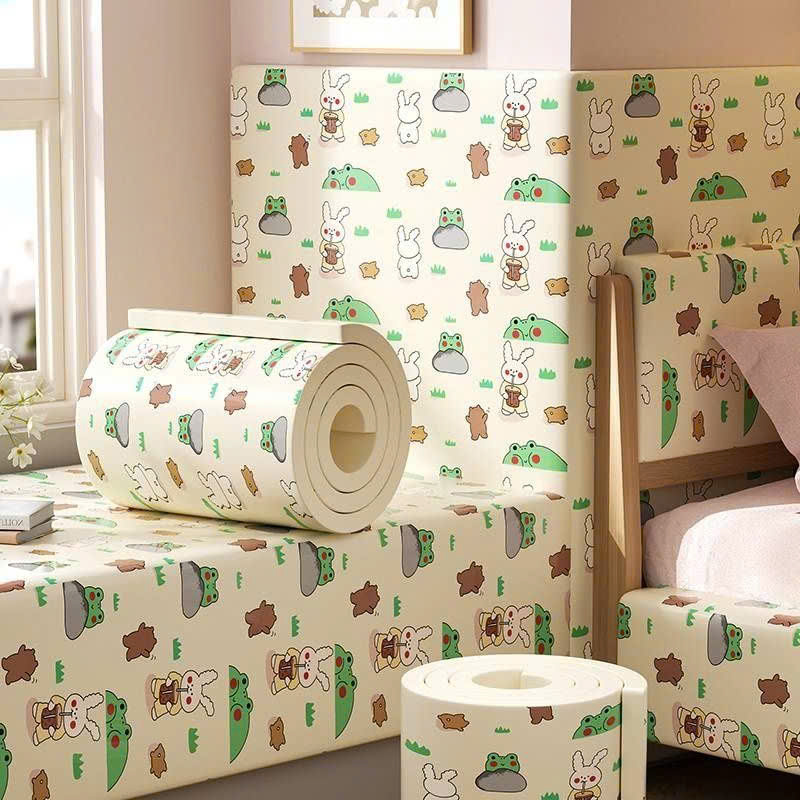 Cuộn Xốp Dán Tường Chống Va Đập Cho Bé Hình Hoạt Dễ Thương size 20x200 cm (1 cuộn)
