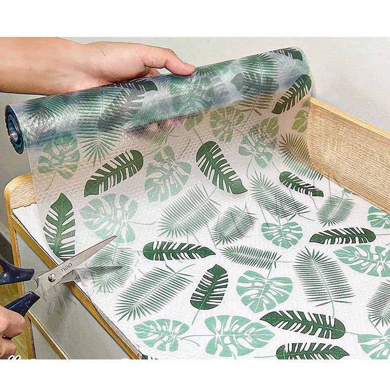Cuộn giấy lót ngăn kéo tủ bằng Eva chống thấm nước chống trượt size 45x150 cm (1 cuộn)