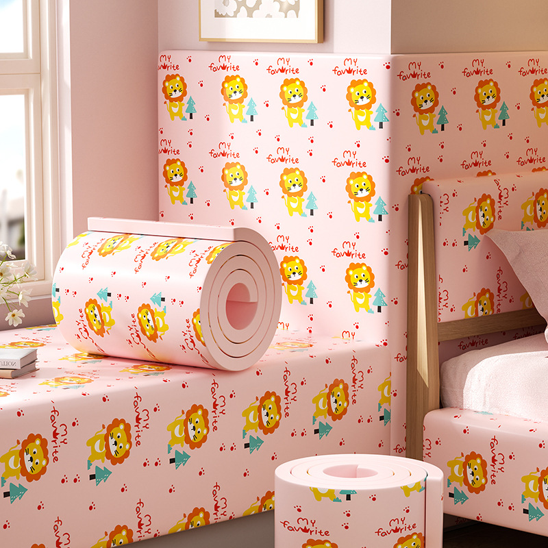 Cuộn Xốp Dán Tường Chống Va Đập Cho Bé Hình Hoạt Dễ Thương size 20x200 cm (1 cuộn)