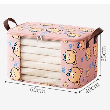 Hộp vải đựng quần áo có nắp size 60 x 40 x 35cm