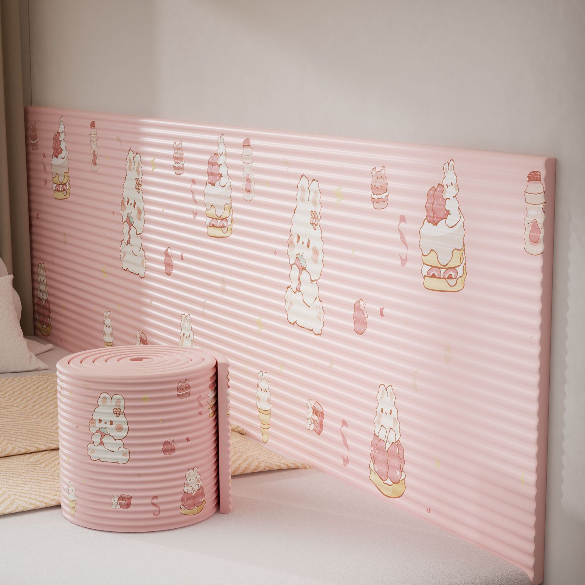 Cuộn Xốp Dán Tường Chống Va Đập Cho Bé Hình Hoạt Dễ Thương size 20x200 cm (1 cuộn)