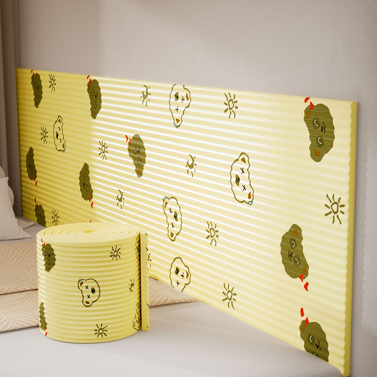 Cuộn Xốp Dán Tường Chống Va Đập Cho Bé Hình Hoạt Dễ Thương size 20x200 cm (1 cuộn)