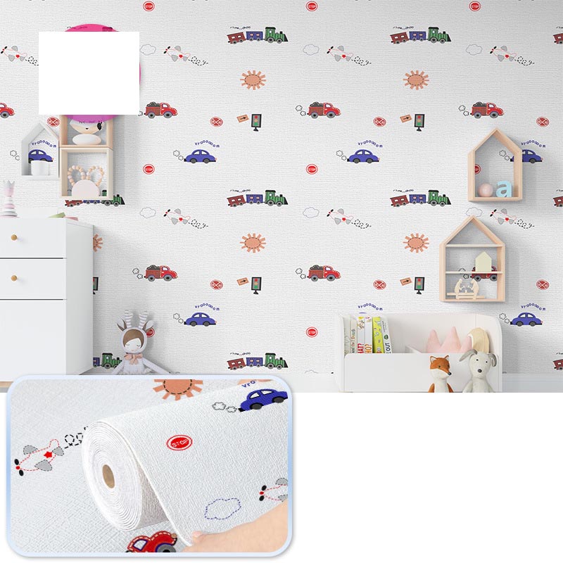 Miếng dán tường xốp 3D hình thú dễ thương cho bé – Trang trí phòng ngủ, phòng chơi