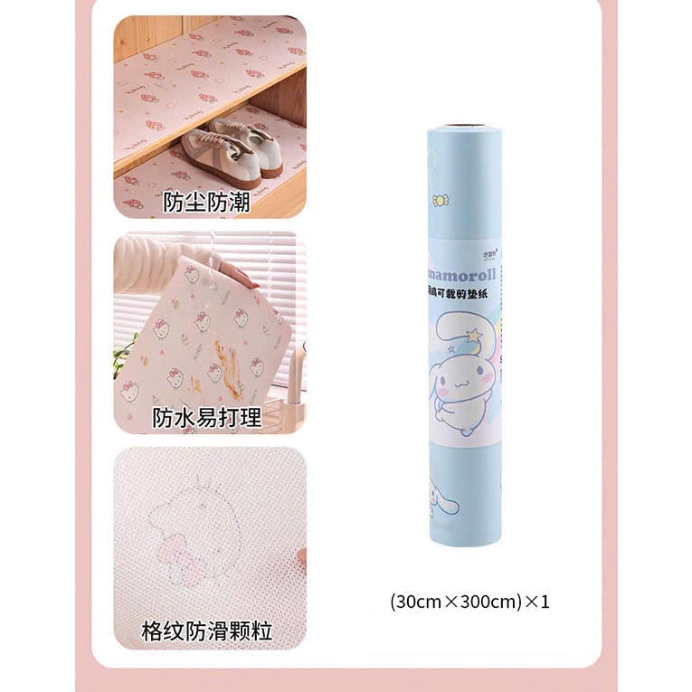 Cuộn Lót Kệ Đa Năng Chống Thấm, Chống Ẩm, Trang Trí Tủ – 30x300cm