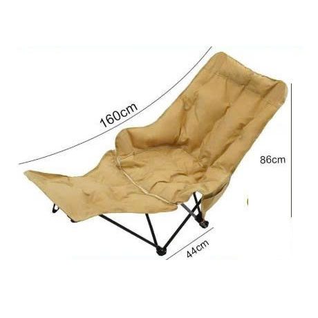 Ghế gấp thư giãn có nệm tựa chân êm ái – Ghế xếp nghỉ ngơi, đọc sách, nằm xem TV tiện lợi, gấp gọn mang đi du lịch