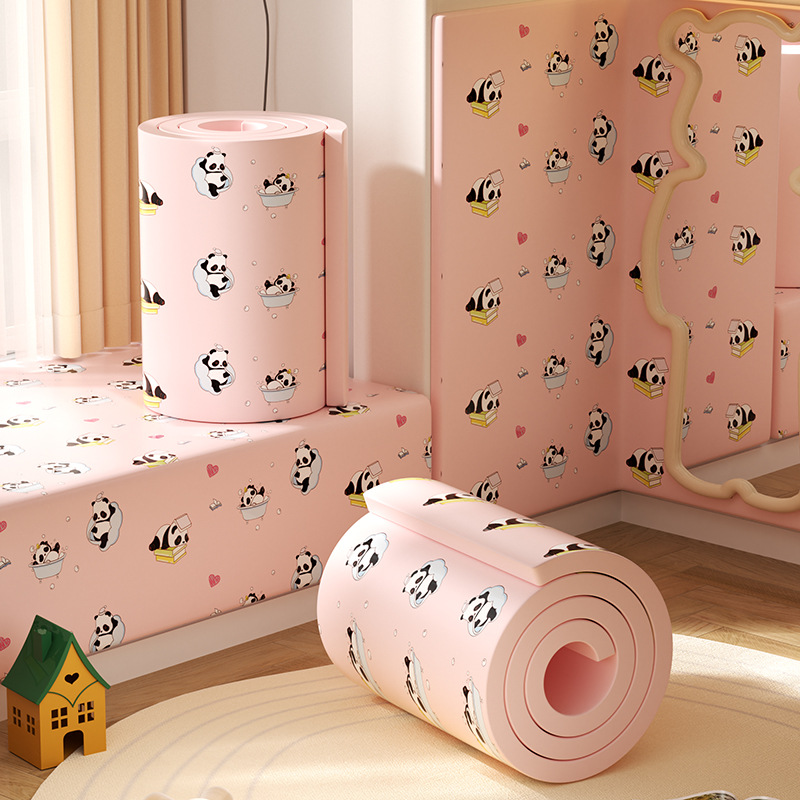 Cuộn Xốp Dán Tường Chống Va Đập Cho Bé Hình Hoạt Dễ Thương size 20x200 cm