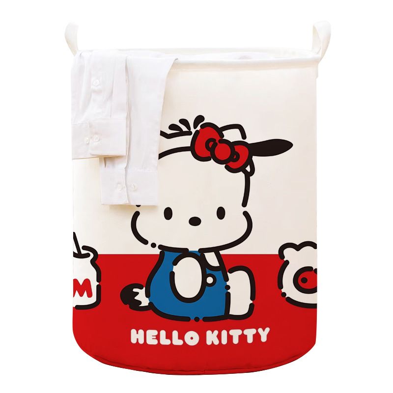 Giỏ đựng quần áo, đồ dùng đa năng có quai xách chất vải canvas hình hoạt hình