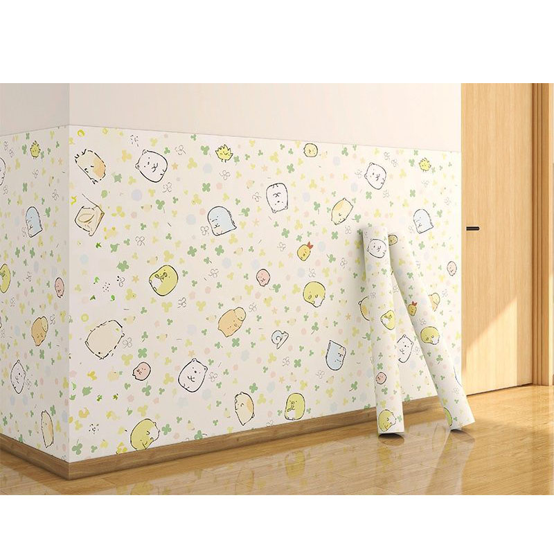 Miếng dán bảo vệ chân tường chống ẩm mốc hoạt tiết dễ thương khổ 60cm