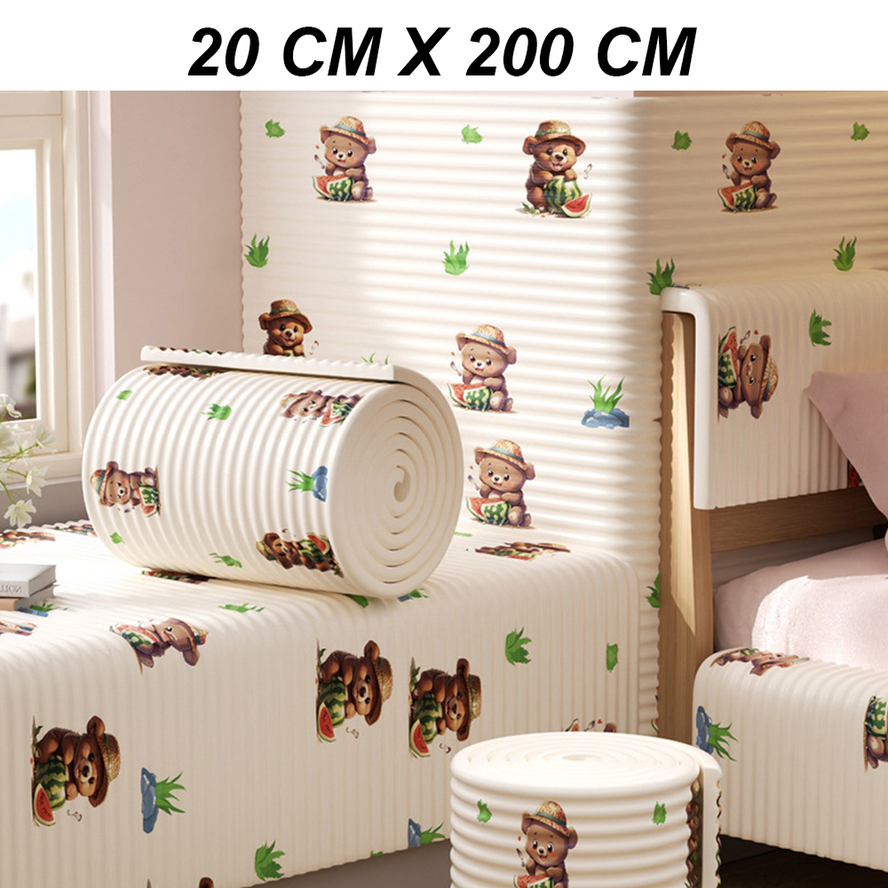 Cuộn Xốp Dán Tường Chống Va Đập Cho Bé Hình Hoạt Dễ Thương size 20x200 cm
