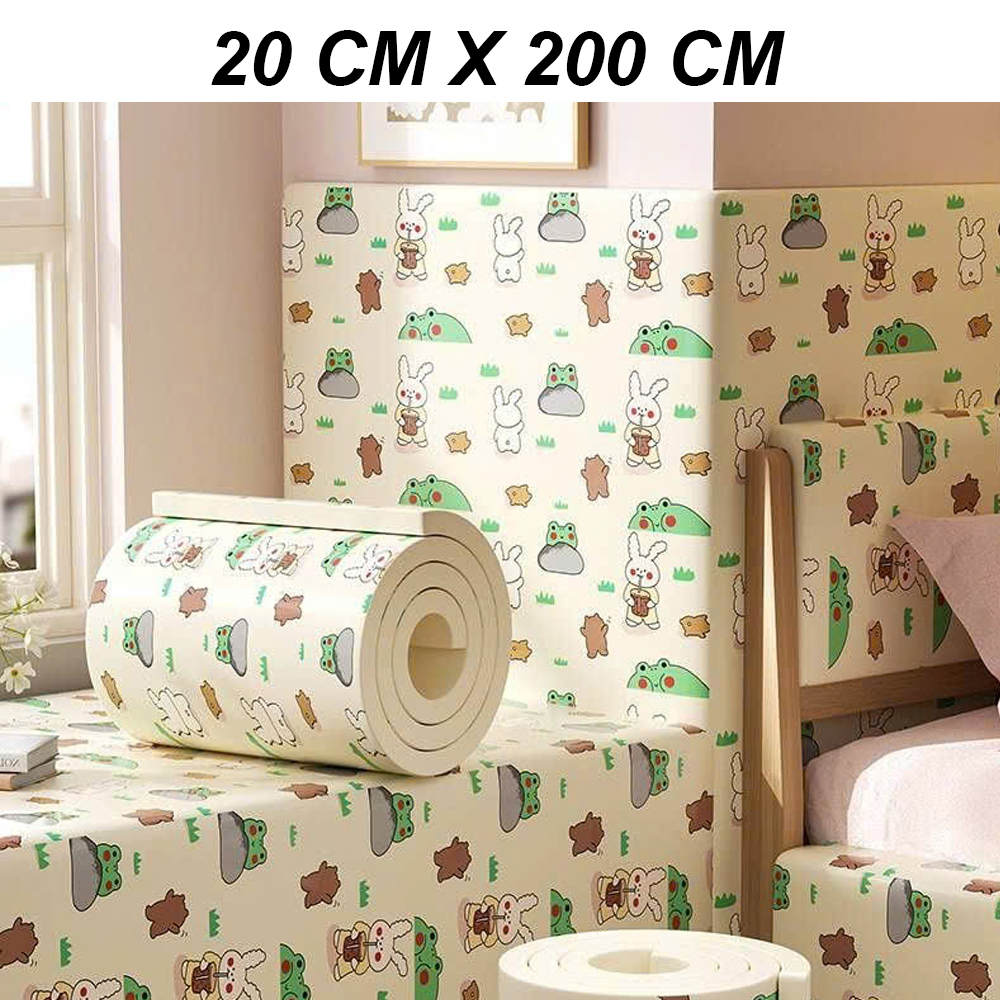 Cuộn Xốp Dán Tường Chống Va Đập Cho Bé Hình Hoạt Dễ Thương size 20x200 cm (1 cuộn)