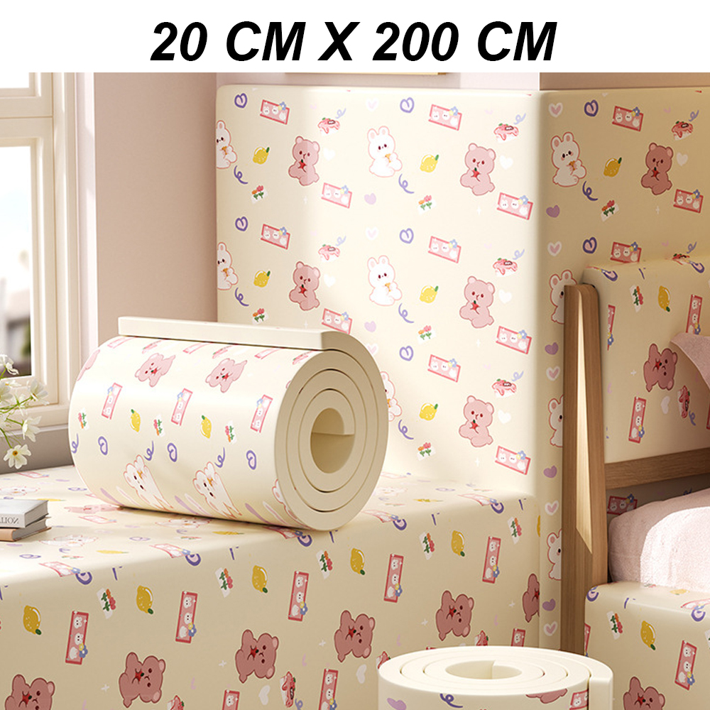 Cuộn Xốp Dán Tường Chống Va Đập Cho Bé Hình Hoạt Dễ Thương size 20x200 cm (1 cuộn)
