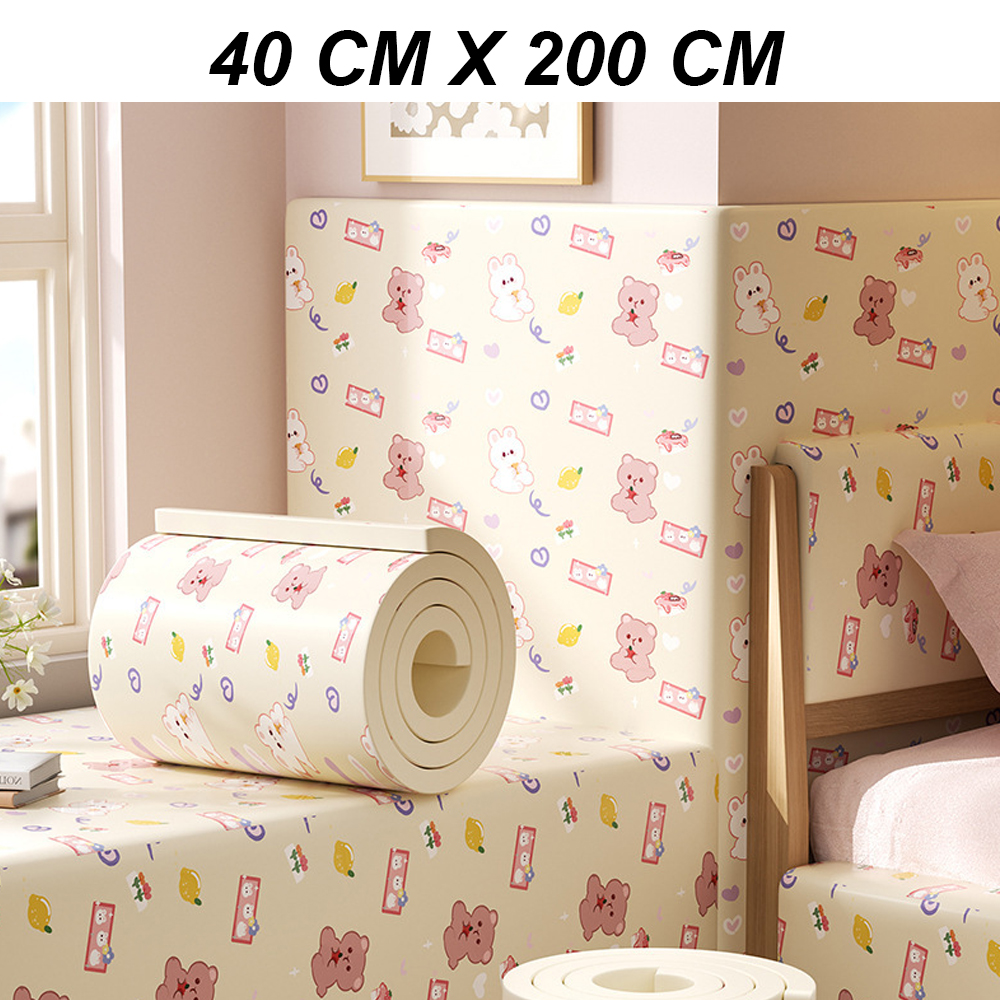 Cuộn Xốp Dán Tường Chống Va Đập Cho Bé Hình Hoạt Dễ Thương size 40x200 cm (1 cuộn)