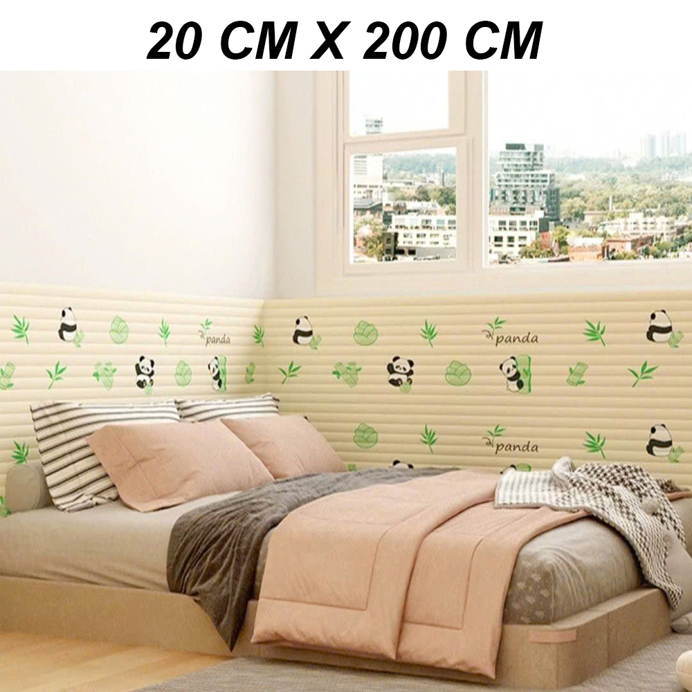 Cuộn Xốp Dán Tường Chống Va Đập Cho Bé Hình Hoạt Dễ Thương