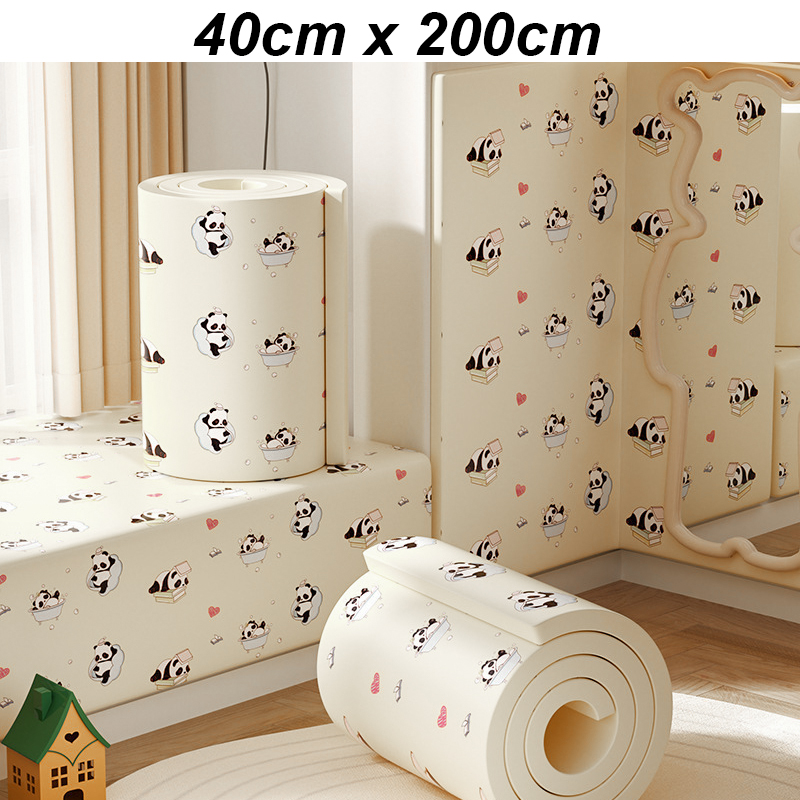 Cuộn Xốp Dán Tường Chống Va Đập Cho Bé Hình Hoạt Dễ Thương size 40x200 cm (1 cuộn)