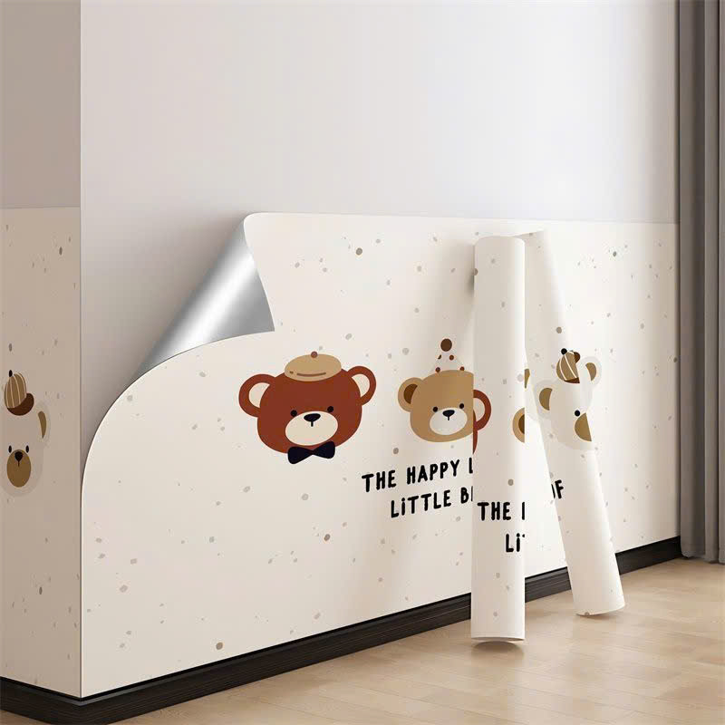 Miếng dán bảo vệ chân tường chống ẩm mốc hoạt tiết dễ thương khổ 60cm