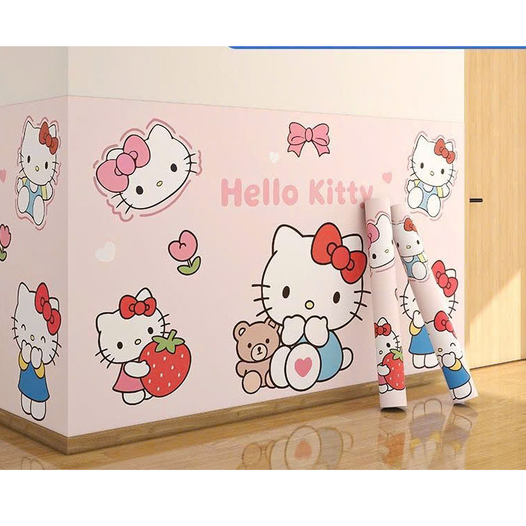 Miếng dán bảo vệ chân tường chống ẩm mốc hoạt tiết dễ thương khổ 60cm