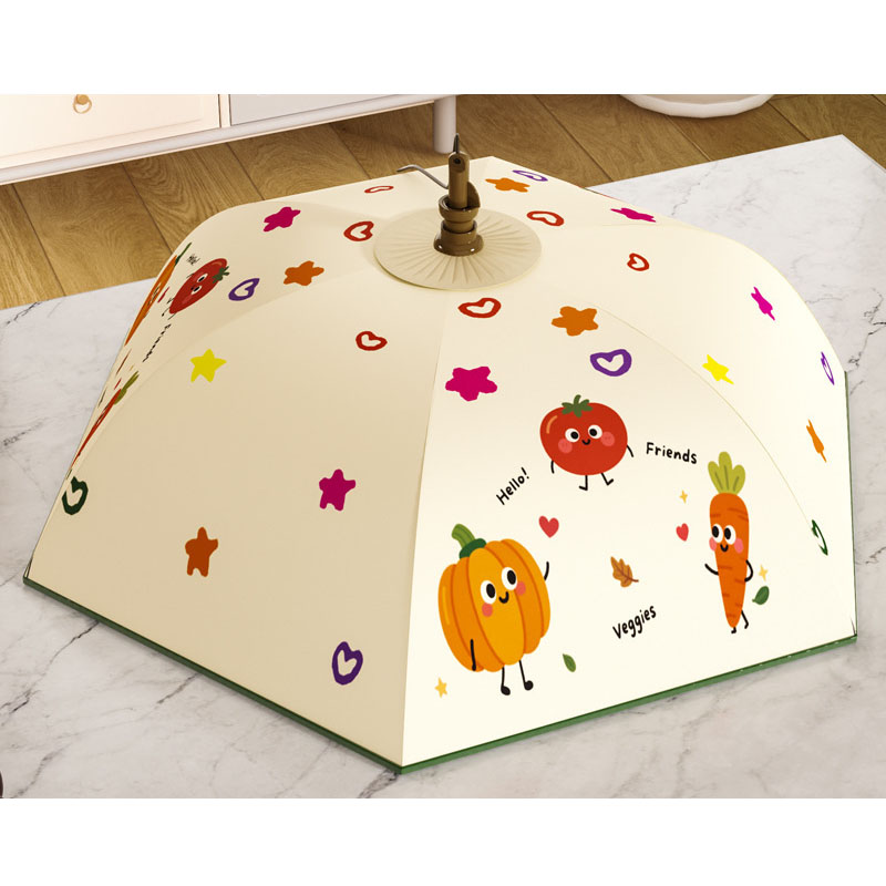 Màng che thực phẩm tự bung dạng lưới gấp gọn chống côn trùng, bụi bẩn size 80cm