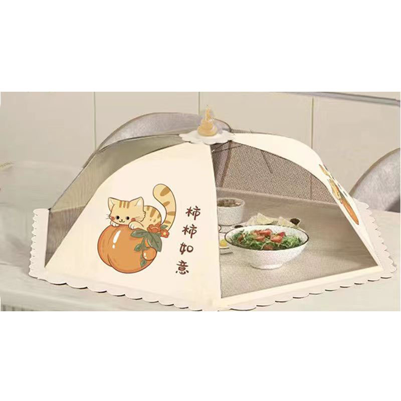 Màng che thực phẩm tự bung dạng lưới gấp gọn chống côn trùng, bụi bẩn size 80cm