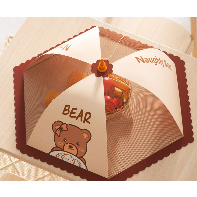 Màng che thực phẩm tự bung dạng lưới gấp gọn chống côn trùng, bụi bẩn size 80cm