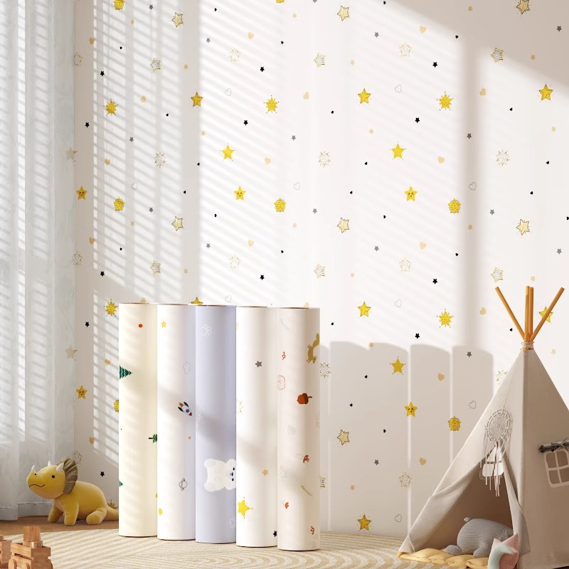 Miếng dán bảo vệ chân tường chống ẩm mốc hoạt tiết dễ thương khổ 60cm