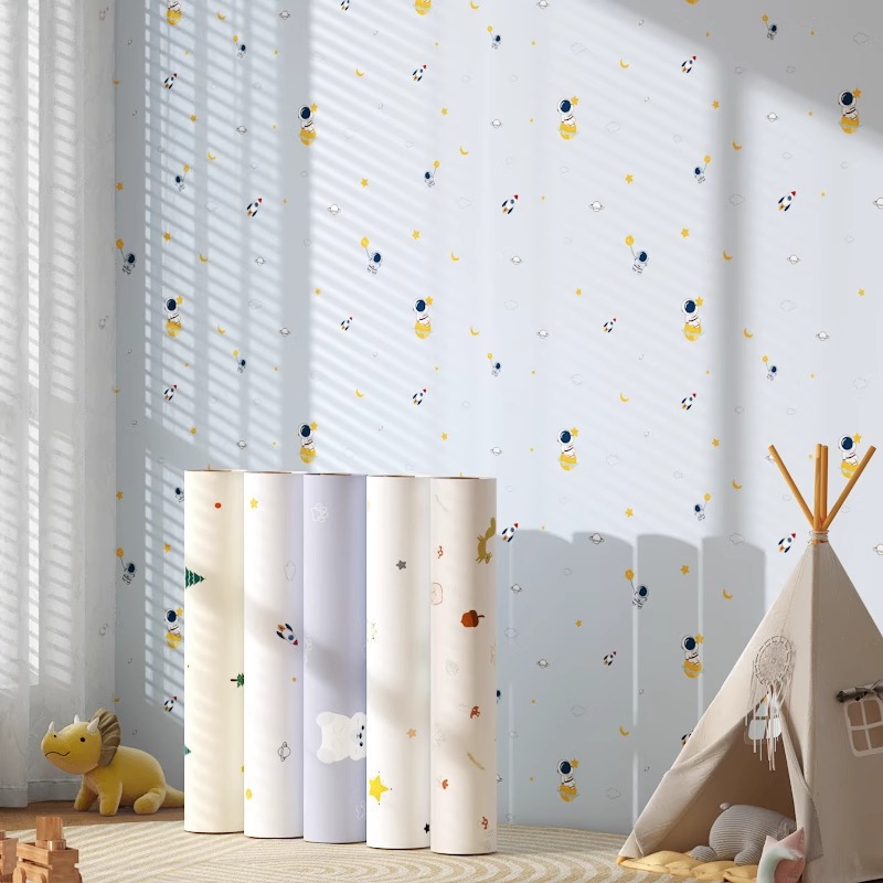 Miếng dán bảo vệ chân tường chống ẩm mốc hoạt tiết dễ thương khổ 60cm