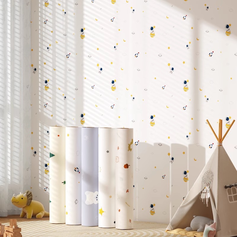 Miếng dán bảo vệ chân tường chống ẩm mốc hoạt tiết dễ thương khổ 60cm