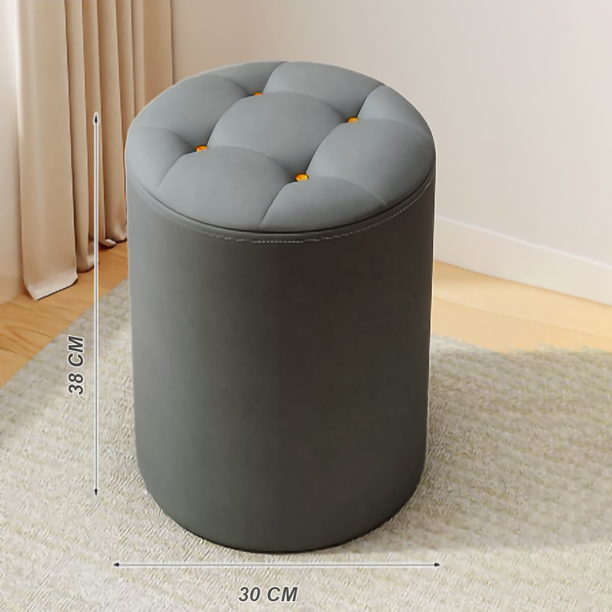 Ghế Đôn tròn bàn trang diểm