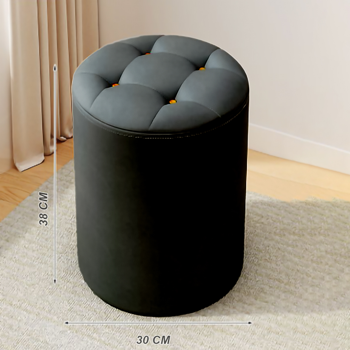 Ghế Đôn tròn bàn trang diểm