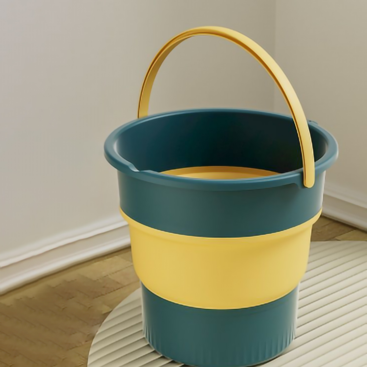 Xô silicon gấp gọn di động đa năng tiết kiệm không gian