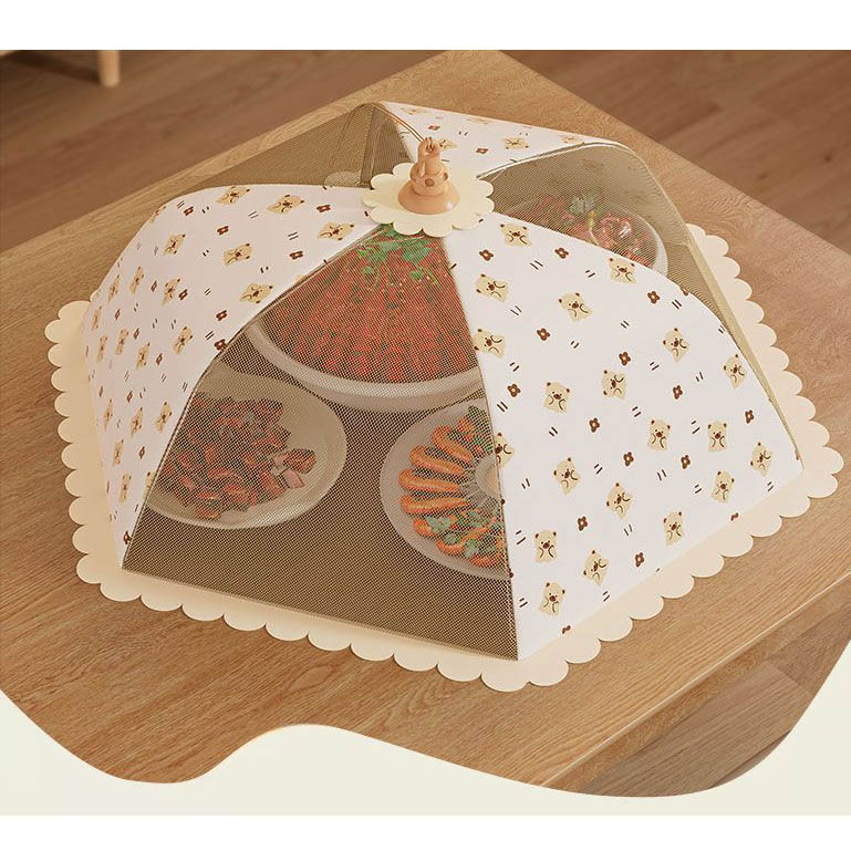 Màng che thực phẩm tự bung dạng lưới gấp gọn chống côn trùng, bụi bẩn size 80cm