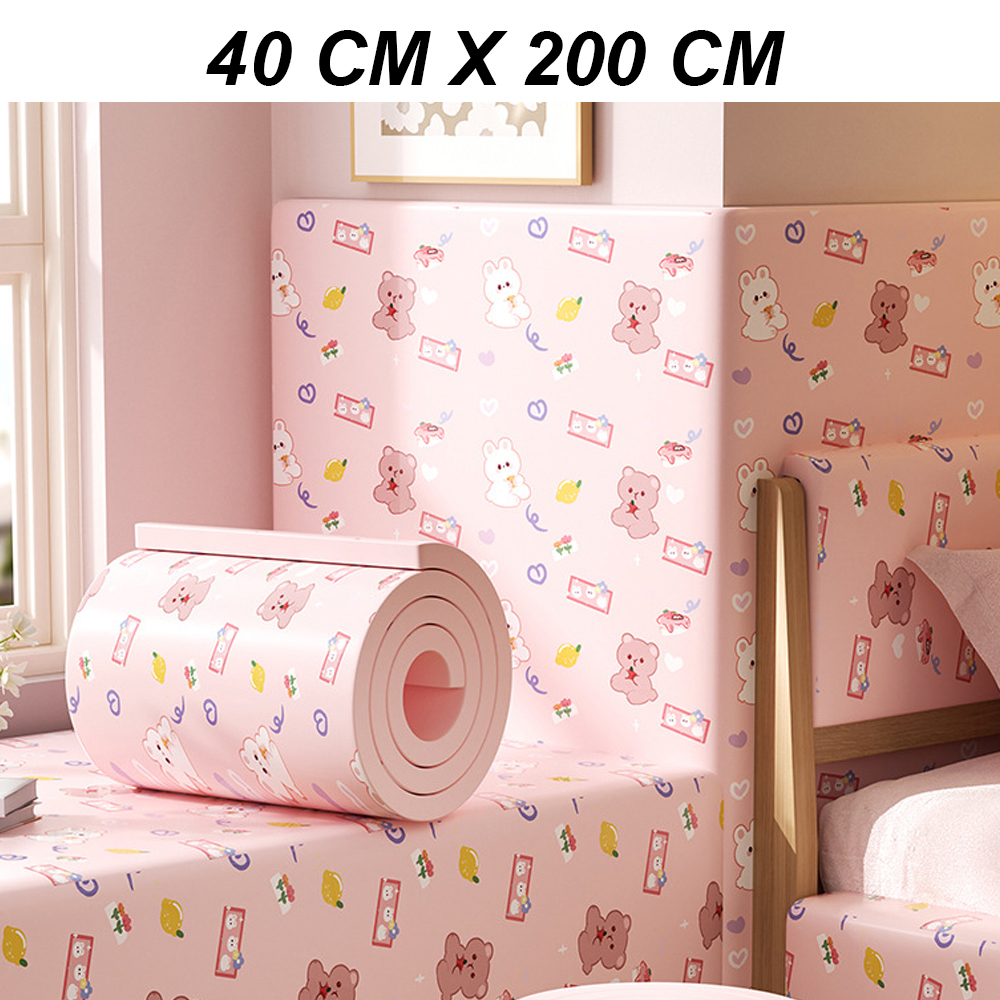 Cuộn Xốp Dán Tường Chống Va Đập Cho Bé Hình Hoạt Dễ Thương size 40x200 cm (1 cuộn)