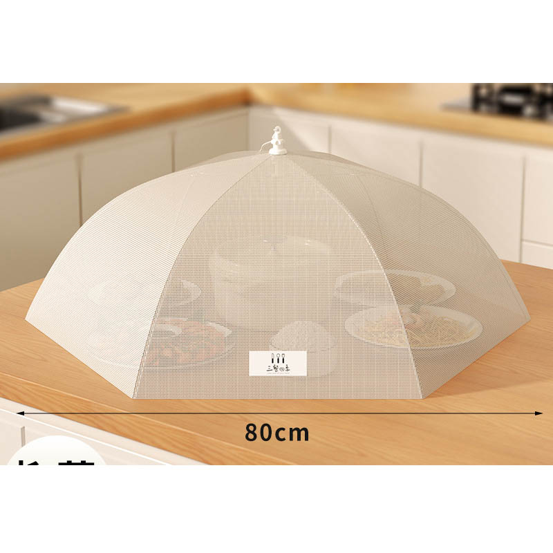 Màng che thực phẩm tự bung dạng lưới gấp gọn chống côn trùng, bụi bẩn size 80cm