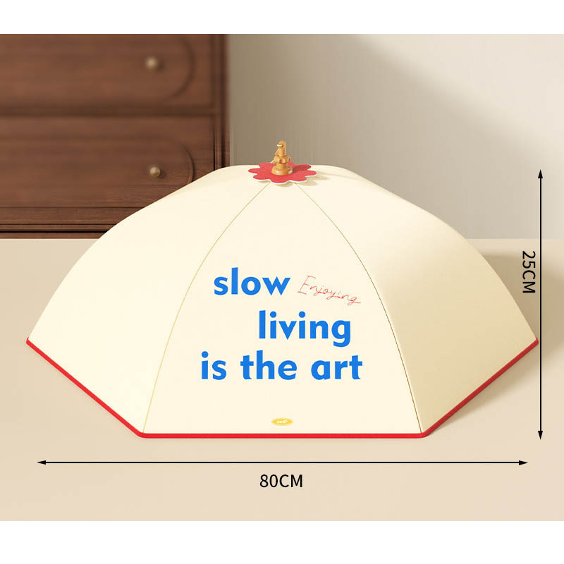 Màng che thực phẩm tự bung dạng lưới gấp gọn chống côn trùng, bụi bẩn size 80cm