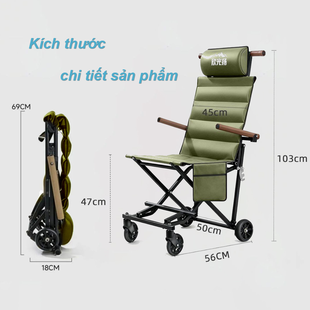 xe lăn gọn nhẹ tiện lợi mang vác di chuyển mọi nơi
