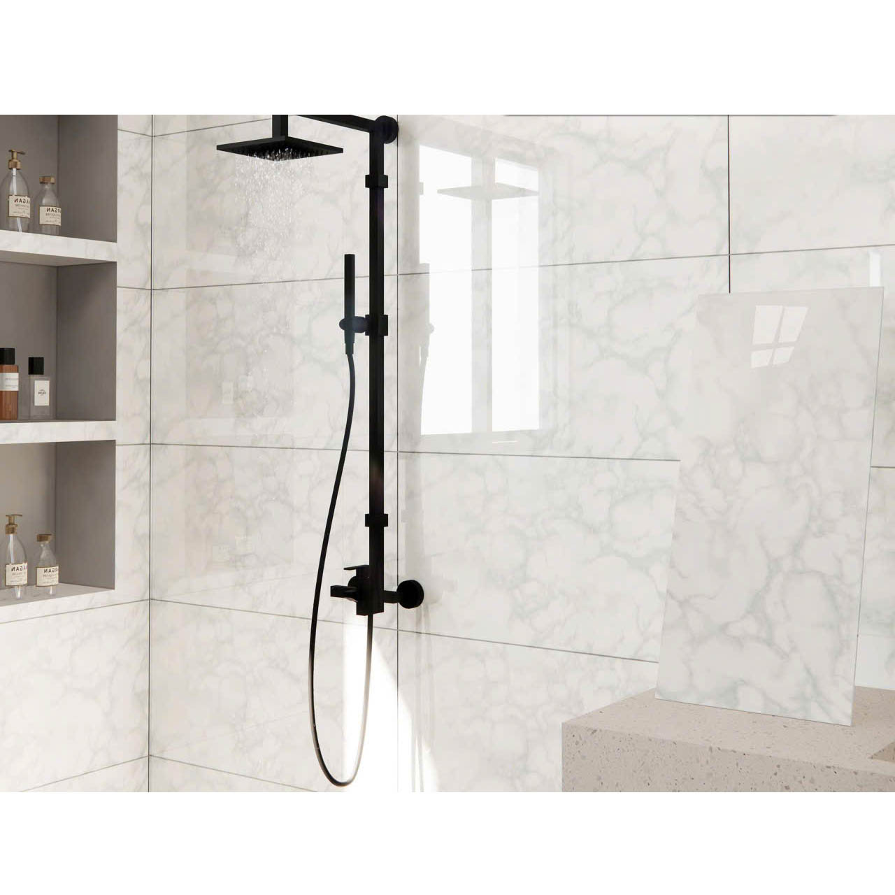 Miếng Dán Tường Giả Gạch Trang Trí Phòng size 30x60 cm