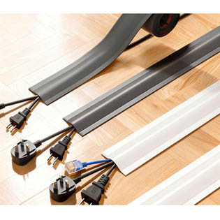 Nẹp Luồn Dây Điện Dán Sàn Cao Su Dẻo Cao Cấp