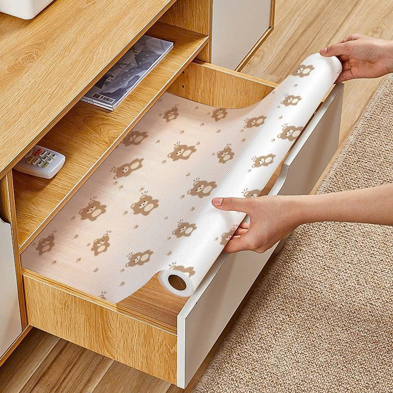 Cuộn giấy lót ngăn kéo tủ bằng Eva chống thấm nước chống trượt size 45x300 cm (1 cuộn)